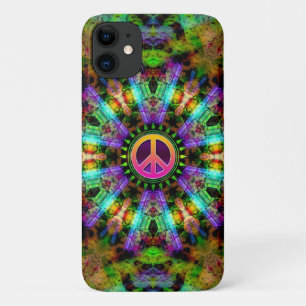 Groovy Peace Sign Rainbow Joy Case-Mate iPhone Case