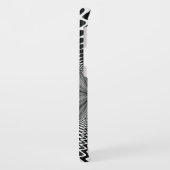 Groovy Peace Soundwaves BW Ver.2. Galaxy S3 Hoesje (Achterkant/links)