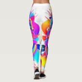 Groovy Peace Vibes Leggings (Achterkant)