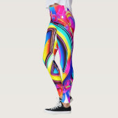 Groovy Peace Vibes Leggings (Links)
