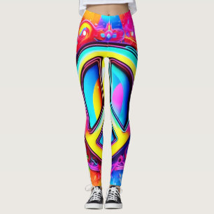 Groovy Peace Vibes Leggings