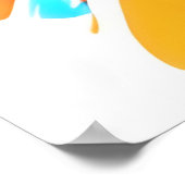 Groovy Peace Vibes Poster (Hoek)