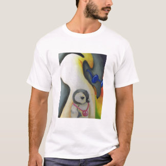 Groovy Penguin Painting White T-Shirt