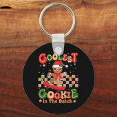 Groovy peperkoek coolste koekje in de batch Chr Sleutelhanger (Voorkant)