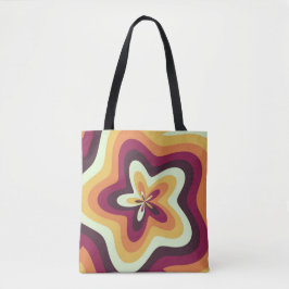 Groovy Petal Pulse Tote Bag