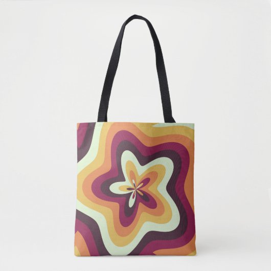 Groovy Petal Pulse Tote Bag (Voorkant)