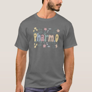 Groovy Pharmd Flowers Doctor in de farmacie T-shirt