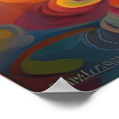 Groovy Pianoklanken Poster (Hoek)
