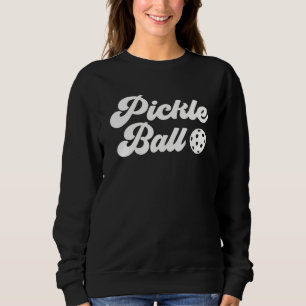 Groovy Pickleball Typografie Trui
