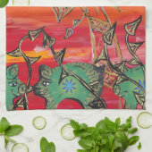 Groovy Pigs Kitchen Towel Theedoek (Gevouwen)