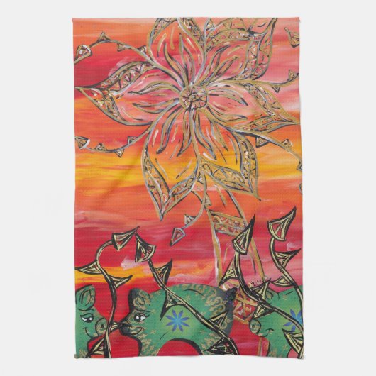 Groovy Pigs Kitchen Towel Theedoek (Verticaal)