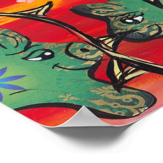 Groovy Pigs print (Hoek)