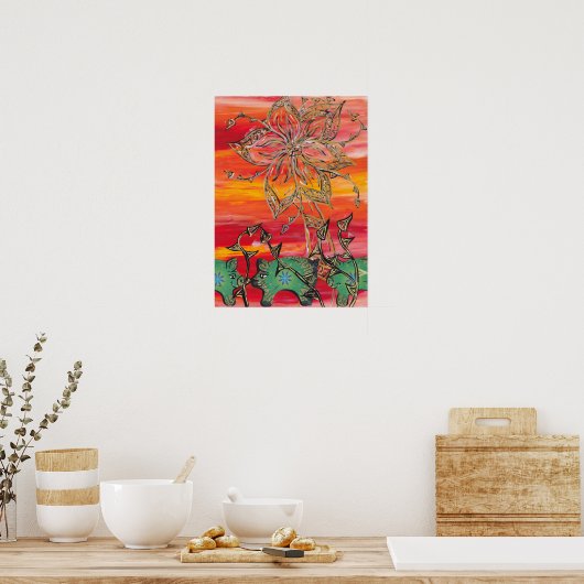 Groovy Pigs print (Keuken)