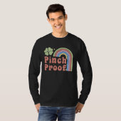 Groovy PINCH PROOF St Patrick s Day Shamrock T-shirt (Voorkant volledig)