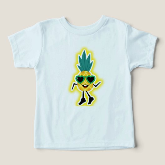 Groovy Pineapple Vibes – Cool Fruit Cartoon (Design voorkant)