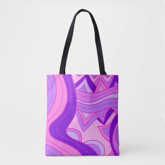 Groovy Pinks Tote Bag (Voorkant)