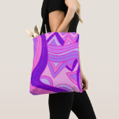 Groovy Pinks Tote Bag (Dichtbij)