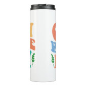 Groovy Plant Lover "Grow With The Flow" Graphic Thermosbeker (Achterkant)