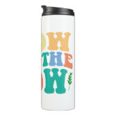 Groovy Plant Lover "Grow With The Flow" Graphic Thermosbeker (Geroteerd rechts)