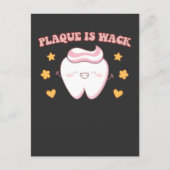Groovy Plaque is Wack Dental Hygienist Uitnodiging Briefkaart (Voorkant)