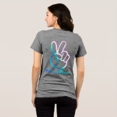 groovy poickle peace Tri-Blend shirt (Achterkant volledig)