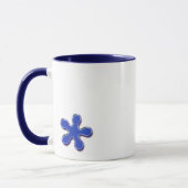 Groovy Pop Art Mok met Acent Flower (Links)