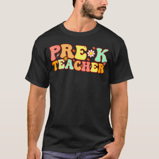 Groovy Pre-K leraar terug naar school T-shirt
