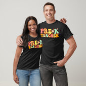 Groovy Pre-K leraar terug naar school T-shirt (Unisex)