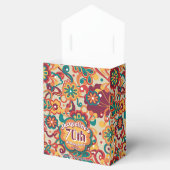 Groovy Psychedelic 60s 70s Floral Birthday Bedankdoosjes (Geopend)