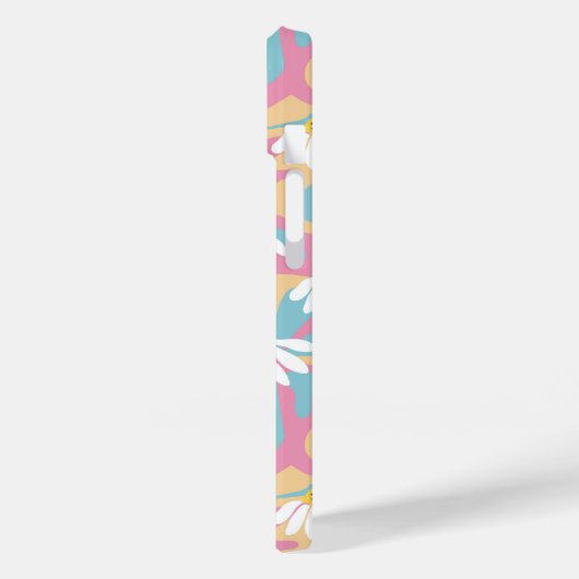 Groovy Psychedelic Daisy Flower Gepersonaliseerde  Case-Mate iPhone Case (Achterkant / Links)