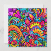 Groovy Psychedelic Floral
