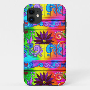 groovy psychedelic hippie phone case