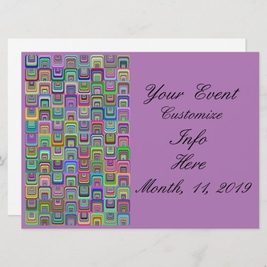 Groovy psychedelic hippie-stijl Thunder_Cove (Voorkant / Achterkant)