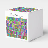 Groovy psychedelic hippie-stijl Thunder_Cove Bedankdoosjes (Voorkant Zijde)