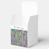 Groovy psychedelic hippie-stijl Thunder_Cove Bedankdoosjes (Geopend)