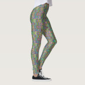Groovy psychedelic hippie-stijl Thunder_Cove Leggings (Rechts)