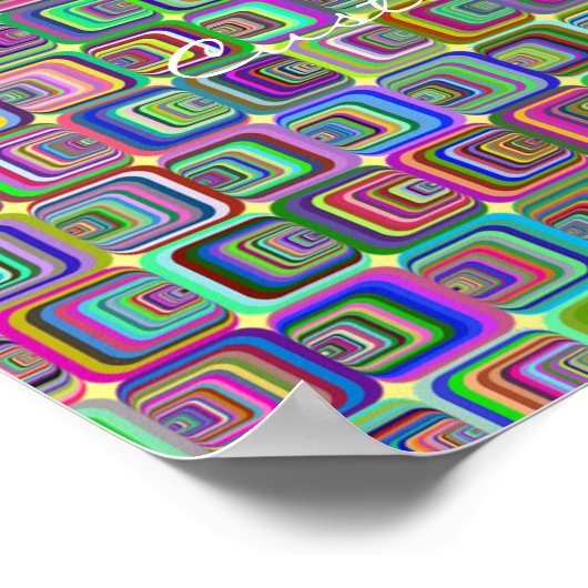 Groovy psychedelic hippie-stijl Thunder_Cove Poster (Hoek)