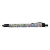 Groovy psychedelic hippie-stijl Thunder_Cove Zwarte Inkt Pen (Bovenkant)