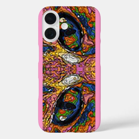 Groovy Psychedelic Kattenogen Case-Mate iPhone Case (Achterkant)