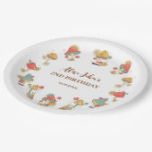 Groovy Psychedelic Mushroom Kids Verjaardag Papieren Bordje (Gekanteld)