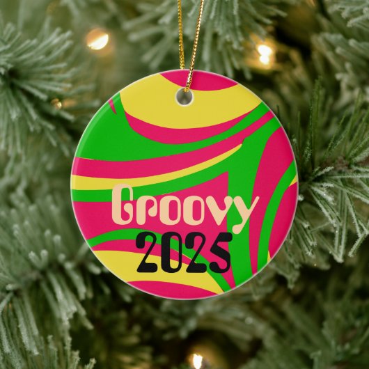 Groovy Psychedelic Ornament (Boom)