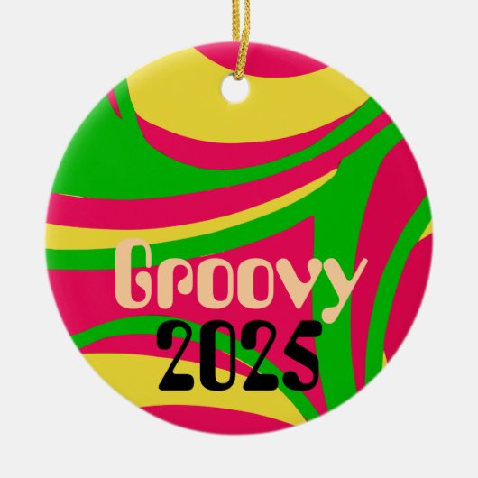 Groovy Psychedelic Ornament (Voorkant)