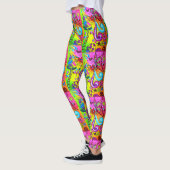 groovy psychedelic paddenstoelen leggings (Links)