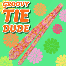 Groovy Psychedelic Pink Oranje Hippy Flower