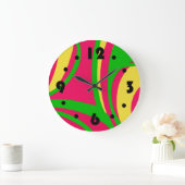 Groovy Psychedelic Wall klok (Huis)