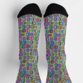 Groovy psychedelische hippie-stijl Thunder_Cove Sokken (Top)