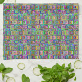 Groovy psychedelische hippie-stijl Thunder_Cove Theedoek (Gevouwen)