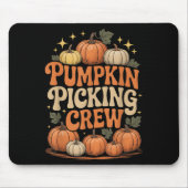 Groovy Pumpkin Cking Crew Matching Family Autumn F Muismat (Voorkant)