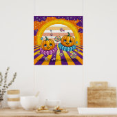 Groovy Pumpkin Fiesta Poster (Keuken)