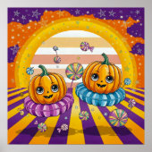 Groovy Pumpkin Fiesta Poster (Voorkant)